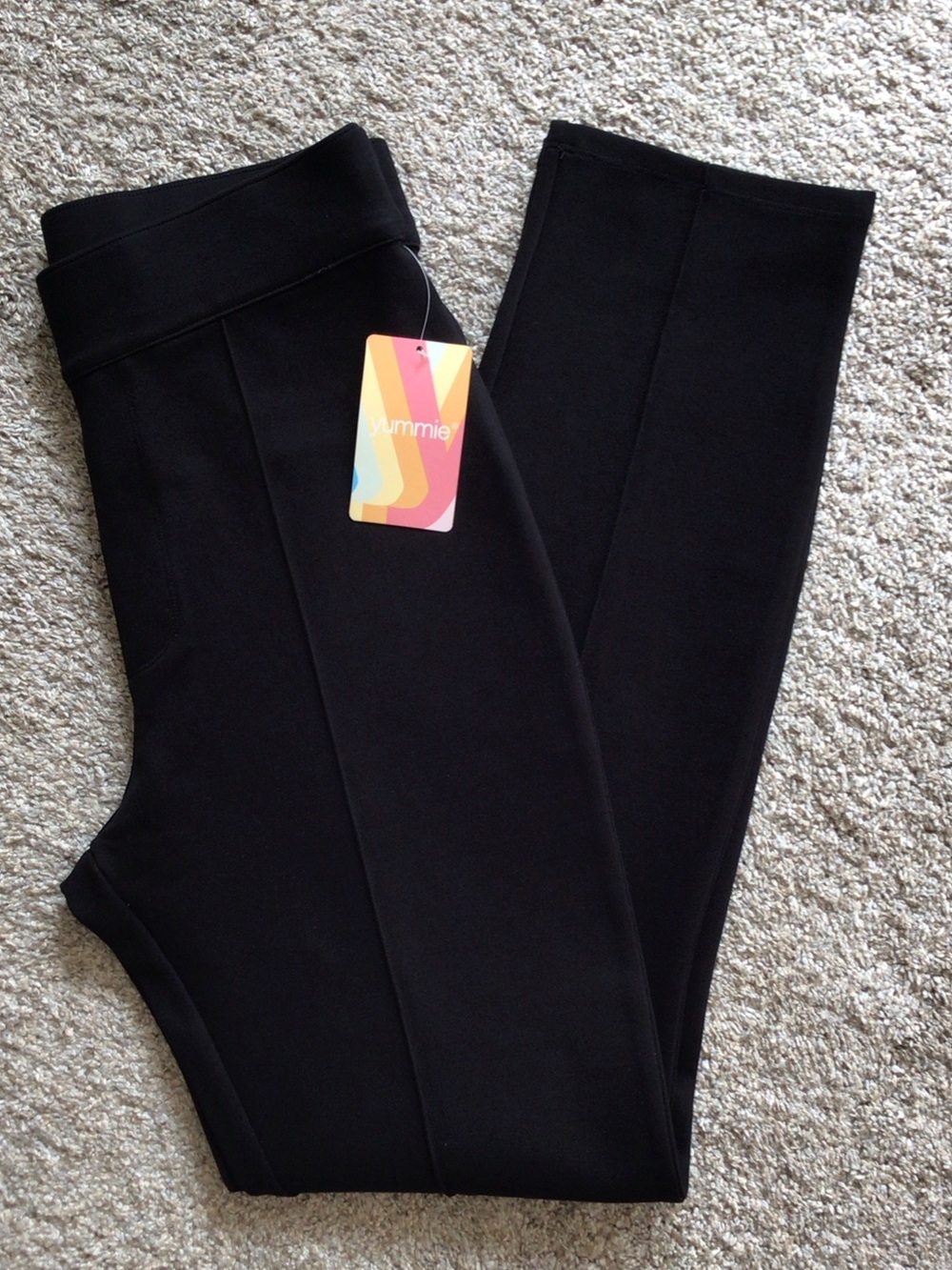 Yummie High-Rise Black Ponte Leggings